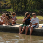 Kids on the dock